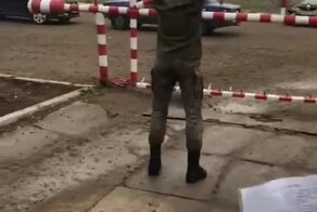 Весёлый солдатский ритуал