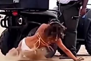 Борись до конца: попытка девушки поймать напиток на лету