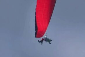 Опасные трюки в небе