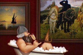 Художница показала, чем занимаются герои знаменитых картин ночью, когда их никто не видит