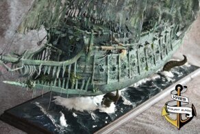 &nbsp;Моделист построил точную копию корабля из «Пиратов Карибского моря»