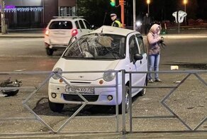 Авария дня. ДТП с двумя мотоциклами в Кемерове