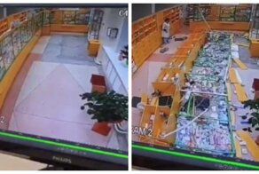 «Фееричное» обрушение стеллажей с лекарствами в аптеке
