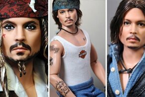 Художник перекрашивает кукол с внешностью звёзд и они будто оживают