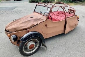 Дёшево и максимально сердито: самоходная мотоколяска Velorex 16/350