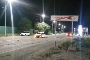 Авария дня. В Оренбургской области разбился мотоциклист