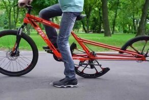 Фантазия инженера родила безумный велик