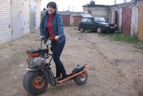 Голь на выдумки хитра: самодельные мопеды, мокики и самокаты