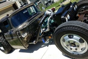 Хот-род с мотором Detroit Diesel: безумие способное перевернуть само себя
