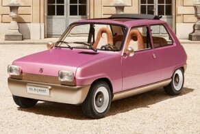Классический Renault 5 превратили в электромобиль с рулевым колесом из мрамора