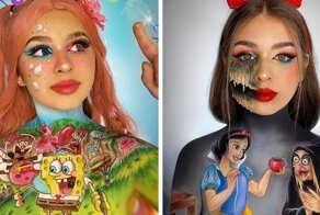 Девушка показала, какой отпечаток на её теле оставили мультфильмы