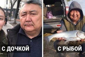 Как отцы фоткаются с детьми и с рыбой. Сразу видно, кому папы рады больше