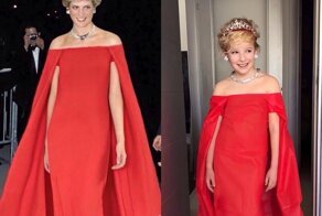 Мама наряжает дочку в наряды звезд с красных дорожек