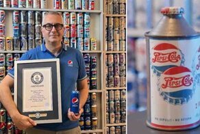 Фанат Pepsi побил рекорд, собрав более 12 400 банок