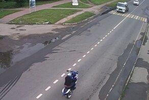 Авария дня. Жёсткое ДТП с мотоциклистом в Московской области