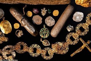 Ученые нашли богатейший клад на месте старинного кораблекрушения