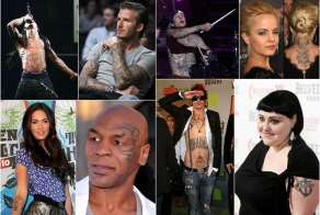 Звезды и их татуировки (46 фото)