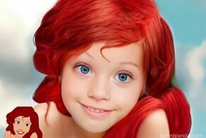 Искусственный интеллект нарисовал маленьких принцесс Диснея