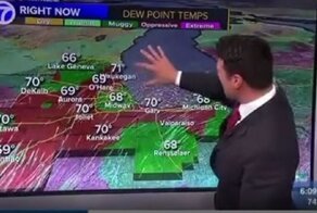 Ведущий обнаружил, что доска в студии — это сенсорный экран