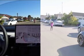 Автопилот Теслы вновь протестировали, но теперь уже на реальных детях