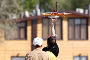 Дрон спас утопающего на пляже в Анапе