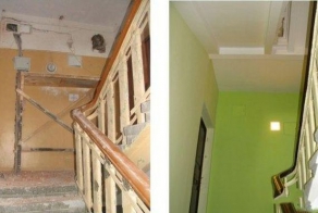 Каким может быть ремонт в подъезде (10 фото)