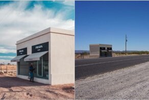 Что посреди пустыни Техаса делает бутик Prada, где вся обувь на правую ногу