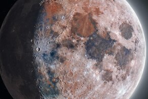 Астроном-любитель сделал 174-мегапискельную фотографию Луны