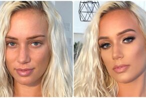 15 потрясающих преображений женщин с помощью макияжа