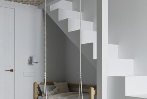 Дизайнерское решение в детской на 10 кв.м