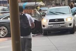 Автомобильная погоня с ограблением в стиле GTA