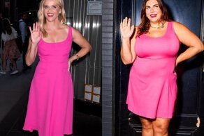 Модель 52-ого размера копирует образы звезд, доказывая, что ХХL - тоже может выглядеть стильно