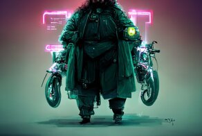Какими были бы герои «Гарри Поттера», окажись они в мире киберпанка