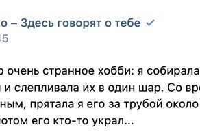 "Собираю вещи бывших": пользователи рассказали о своих причудливых хобби