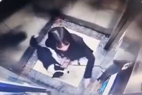 Пёс едва не погиб из-за зажатого лифтом поводка