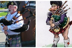 Что у шотландца под юбкой? Личный волынщик королевы Елизаветы рассказал, как ветер задрал его килт перед её величеством