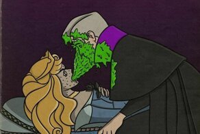 Художник скрещивает мультфильмы и фильмы ужасов в кошмарных постерах