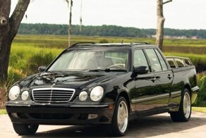 Необычный пикап Mercedes-Benz E320, созданный в единственном экземпляре