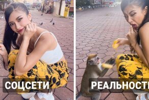 Тайская модель с юмором показывает, что на самом деле скрывается за снимками из соцсетей