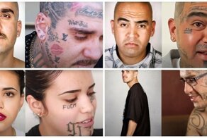 Членам уличных банд  показали, как они могли бы выглядеть без татуировок