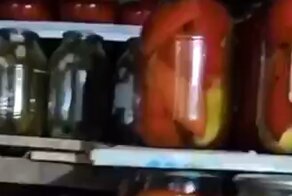 Впечатляющие запасы солений на зиму
