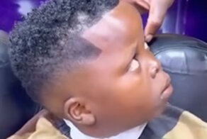 Мальчик остался недоволен посещением парикмахерской