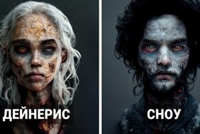 Нейросеть Midjourney показала зомби-версии персонажей "Игры престолов"