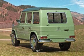 Что, если бы Mercedes «Гелендваген» появился в 1969 году в виде роскошного внедорожника?