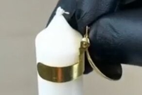 Оригинальный "таймер" для свечи