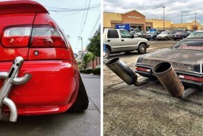 17 нетипичных автомобильных глушителей