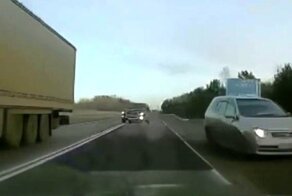 170 км/ч по двухполосной трассе: на этот раз повезло