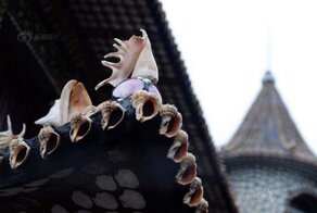 Китаец 2 года обклеивал дом ракушками - и получилась местная диковинка