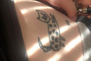 Когда с татухой ну очень не повезло