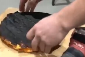 Что делать, если пицца подгорела снизу?